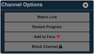 Channel Options